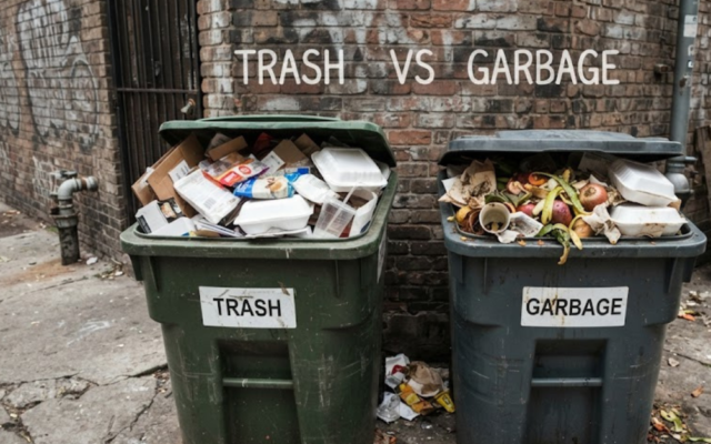 Trash vs Garbage: What's the Difference?