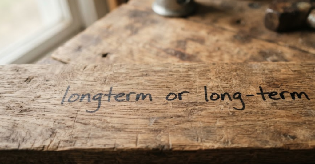 Longterm or Long-Term? The Hyphen Rule Explained