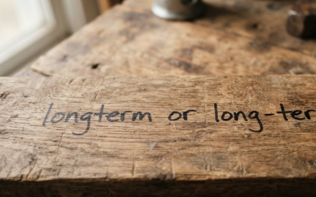 Longterm or Long-Term? The Hyphen Rule Explained