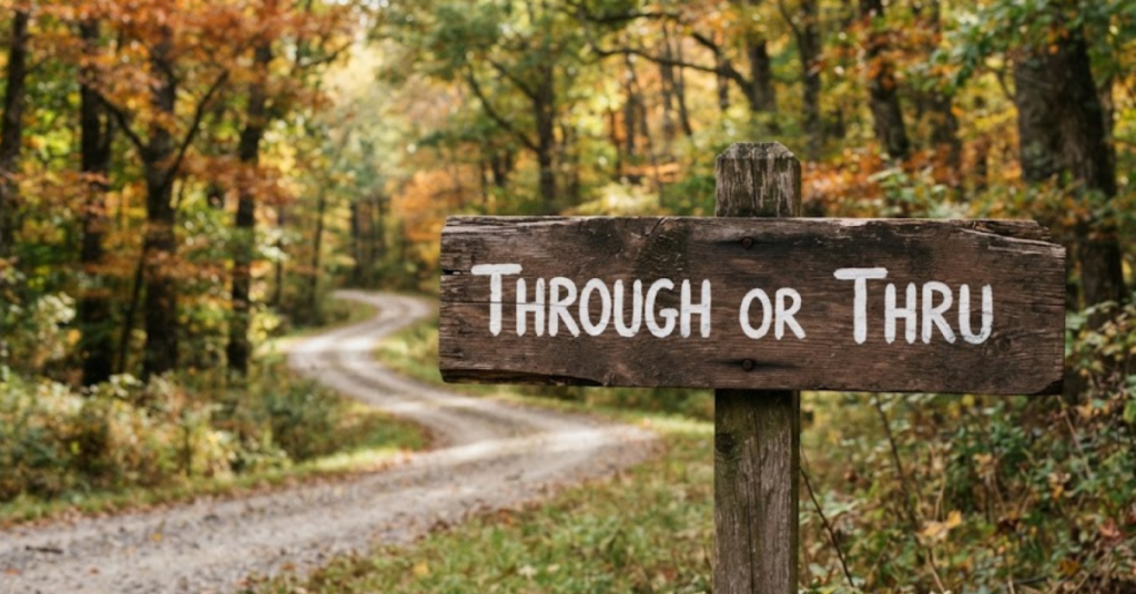 Through or Thru: Which Spelling Is Correct?