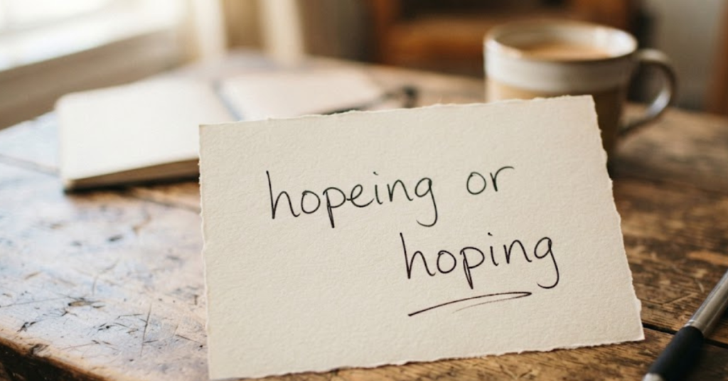Hopeing or Hoping: Which Spelling Is Correct?