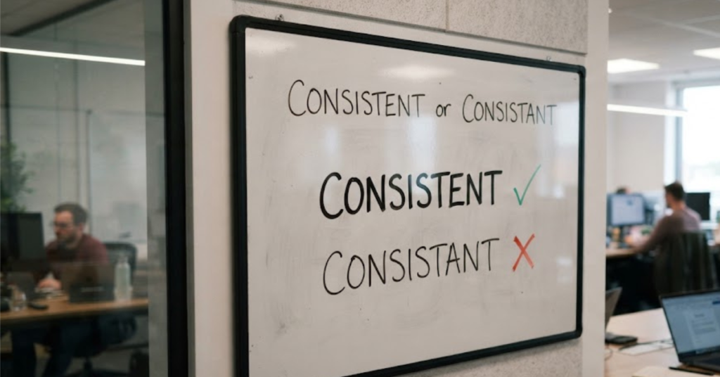 Consistent or Consistant: Which Spelling Is Correct?