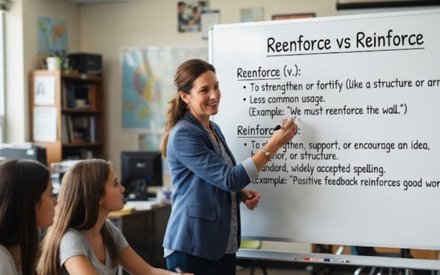 Reenforce vs Reinforce: What's the Difference and Which Spelling Is Correct?