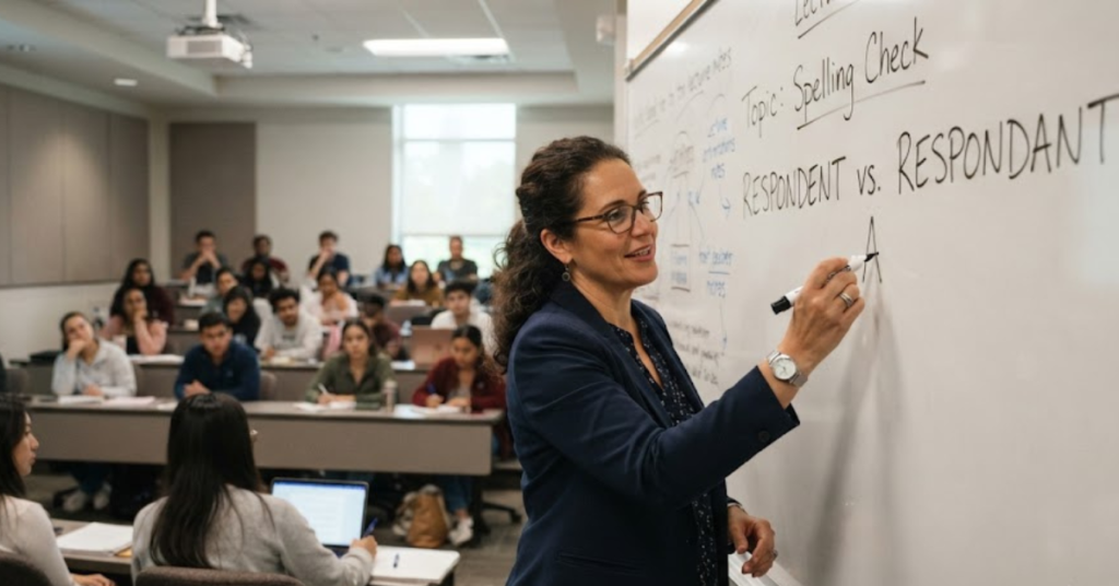 Respondent or Respondant: Which Spelling Is Correct?