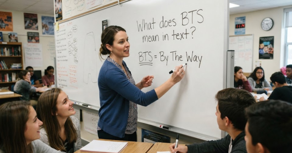 What Does BTS Mean in Text? Slang Explained