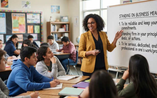 Standing on Business Meaning: What It Really Means