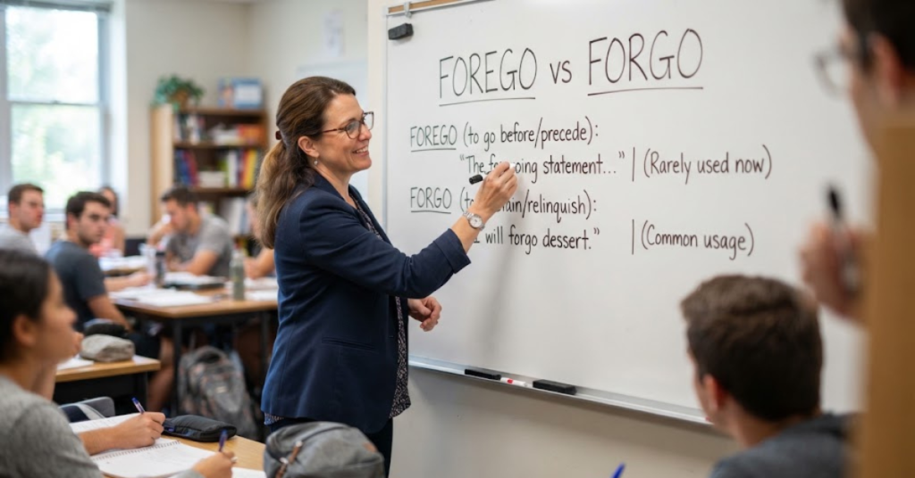 Forego vs Forgo: Meaning, Difference & Usage