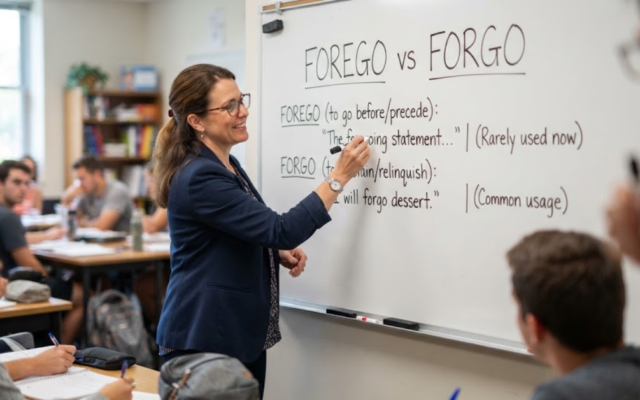 Forego vs Forgo: Meaning, Difference & Usage