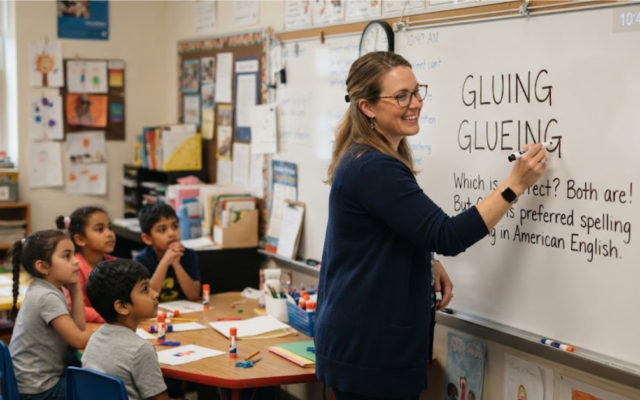 Gluing or Glueing: Which Spelling Is Correct?