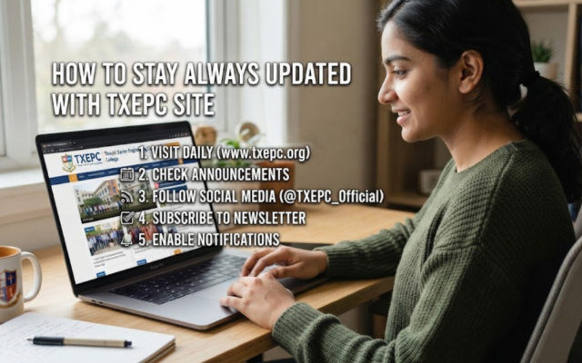 How to Stay Always Updated With TXEPC Site