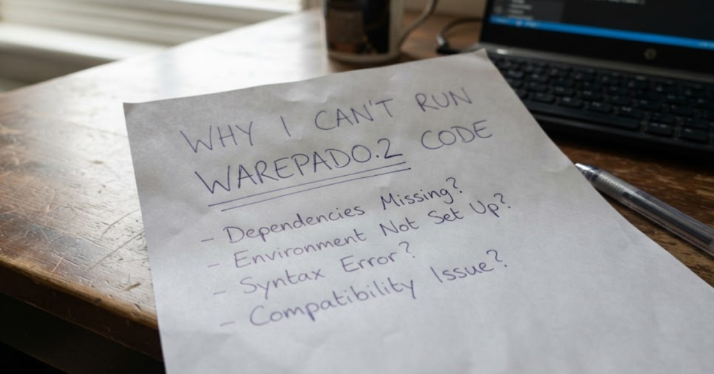 Why I Can’t Run Warepad0.2 Code: Common Fixes