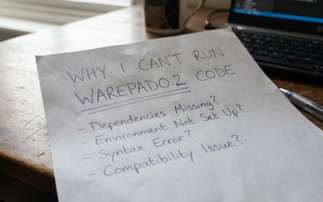 Why I Can’t Run Warepad0.2 Code: Common Fixes