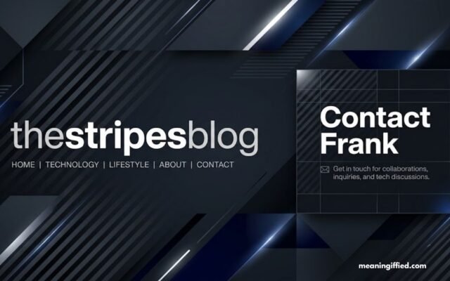 thestripesblog contact frank